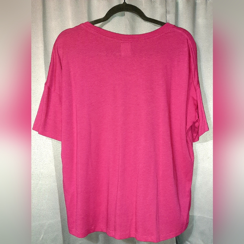 Nike Pink Oversized T-Shirt Size Small - Picture 2 of 3